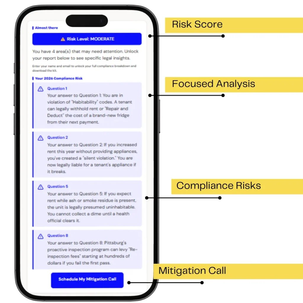 Landlord Compliance Self Assessment for California: quick overview of obligations under the 2026 rental laws—with Croskey Real Estate